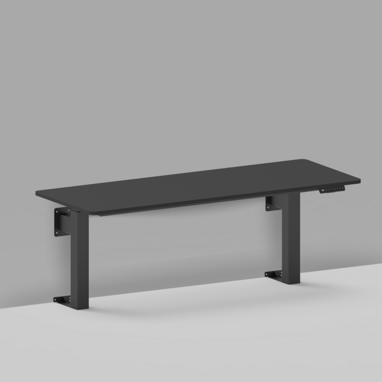 WallDesk Duo | Wand H&ouml;henverstellbarer Tisch Elektrisch | Worktrainer